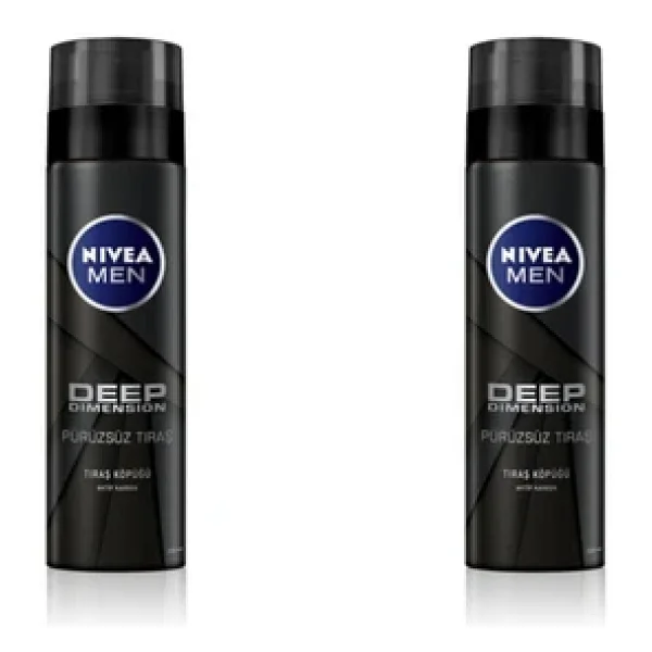 Nivea Men Deep Dimension 200 ml 2 Adet Tıraş Köpüğü - Görsel 2