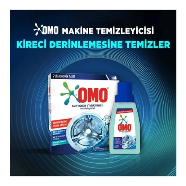 Omo Çamaşır Makinesi Temizleyicisi Çam Esintisi 400 ml 2 Adet - Görsel 7