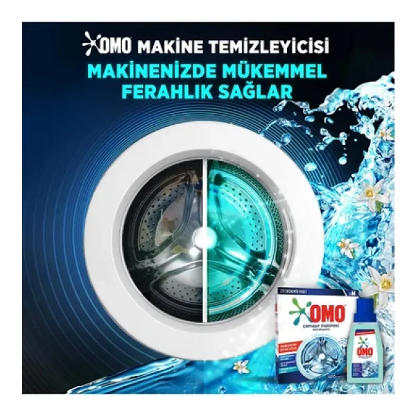 Omo Çamaşır Makinesi Temizleyicisi Çam Esintisi 400 ml 2 Adet - Görsel 6