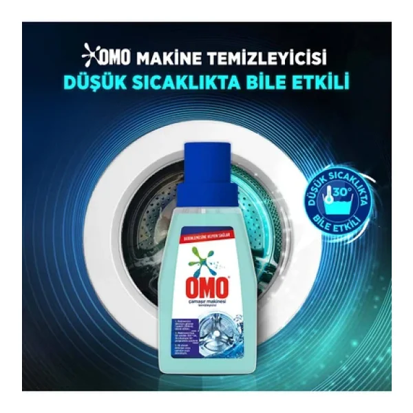 Omo Çamaşır Makinesi Temizleyicisi Çam Esintisi 400 ml 2 Adet - Görsel 4