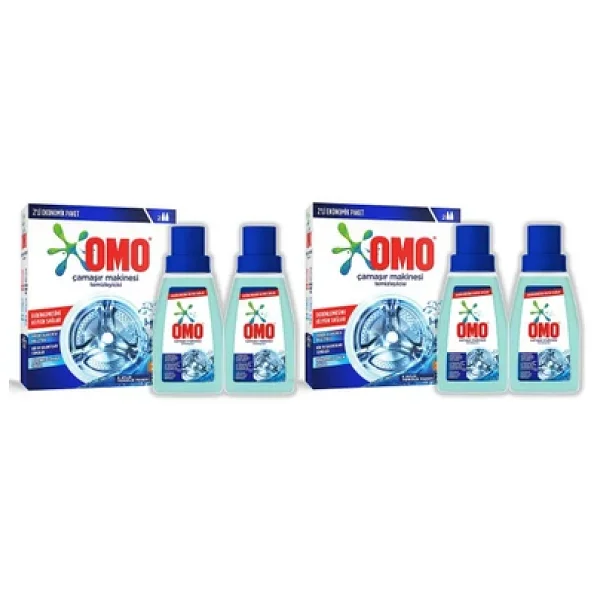 Omo Çamaşır Makinesi Temizleyicisi Çam Esintisi 400 ml 2 Adet - Görsel 2