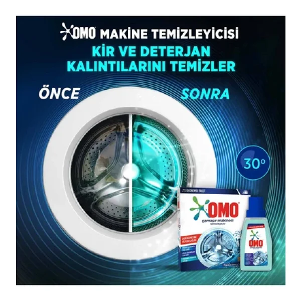 Omo Çamaşır Makinesi Temizleyicisi Çam Esintisi 400 ml 2 Adet - Görsel 5