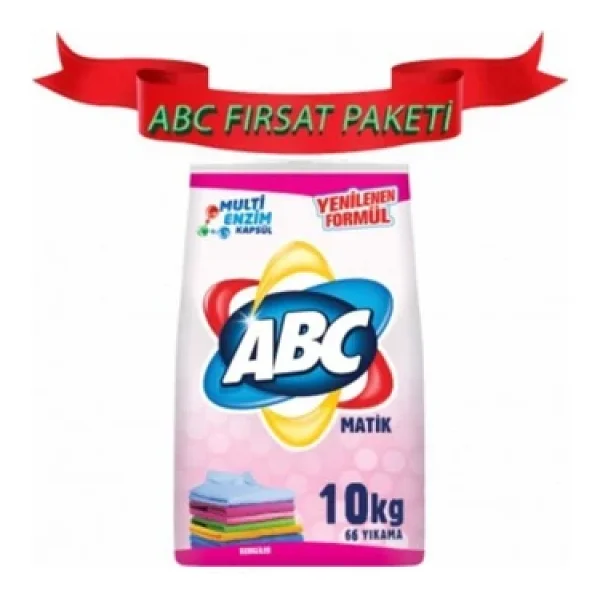ABC Matik Canlı Renkler 10 kg Toz Deterjan - Görsel 4