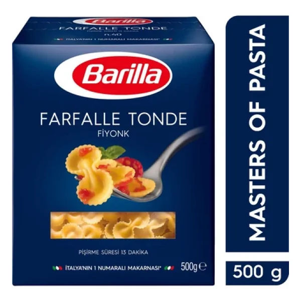 Barilla Farfalle Tonde - Fiyonk Makarna 500 gr - Görsel 3