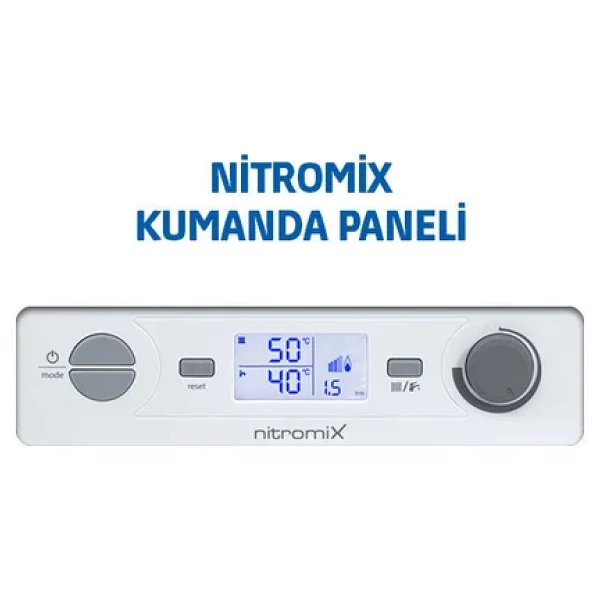 Demirdöküm Nitromix P 28 Hermetik Yoğuşmalı Kombi - Baca Dahil - Görsel 4