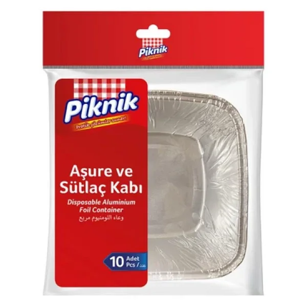 Piknik Aşure ve Sütlaç Kabı 10'lu - Görsel 3