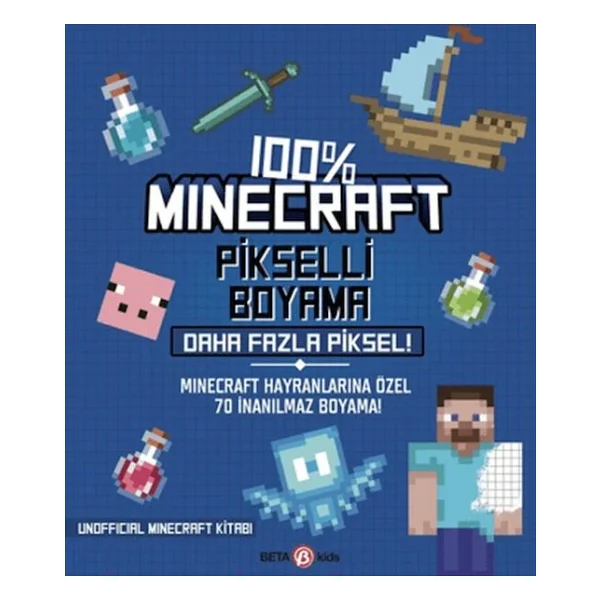 %100 Minecraft Pikselli Boyama - Daha Fazla Piksel - Kolektif - Görsel 7