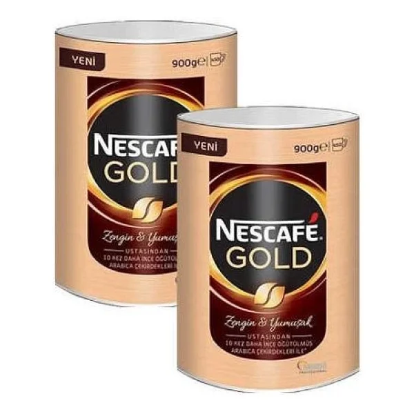 Nescafe Gold Granül Kahve 900 gr Teneke 2'li - Görsel 3