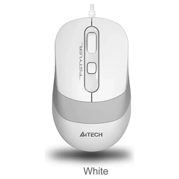 A4 Tech FM10 Beyaz Optik Kablolu Mouse - Görsel 2