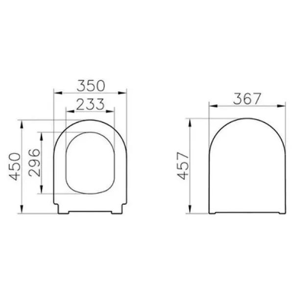 Vitra Integra Klozet Kapağı Mat Siyah 131-483-009 - Görsel 5