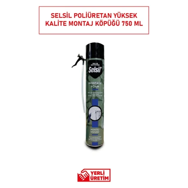 Selsil 600 ml Montaj Köpüğü Yüksek Dolgu Kapasitesi, Profesyonel İzolasyon ve Dayanıklılık - Görsel 3