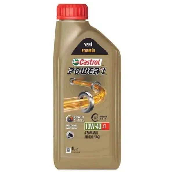 Castrol Power 1 10W-40 4T 1 lt Motosiklet Yağı - Görsel 6