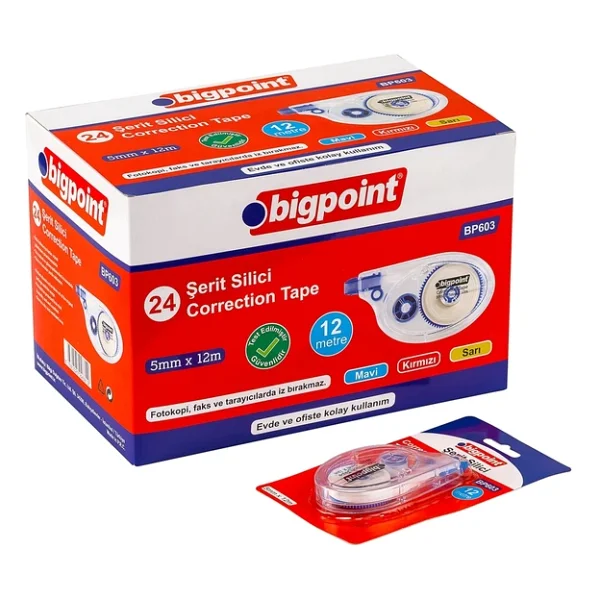 Bigpoint Şerit Silici Yatay 5 Mm X 12 Metre X 24 Adet - Görsel 4