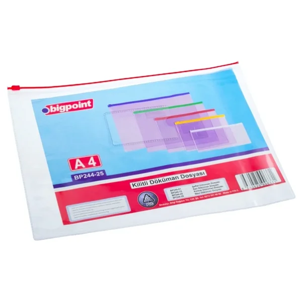 Bigpoint A4 12'li Kilitli PVC Döküman Dosyası - Görsel 6