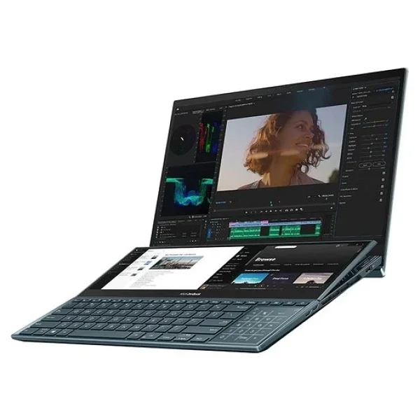 Asus ZenBook Pro Duo 15 Oled UX582ZM-H2036W i7-12700H 32 GB 1 TB SSD RTX3060 15.6" 4K İkisi Bir Arada Notebook - Görsel 3