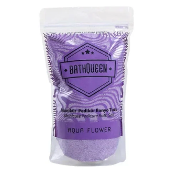 Bathqueen Aqua Flower Manikür Pedikür Banyo Tuzu 1000gr (EPSOM SALT) - Görsel 2