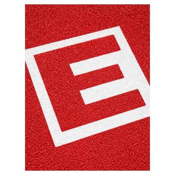 Beylini Eczane Önü Paspası E Logo Giriş İşyeri Eczane Mağaza Girişi Kapı Önü Kıvırcık Hijyen Halısı 60X80 Cm - Görsel 4