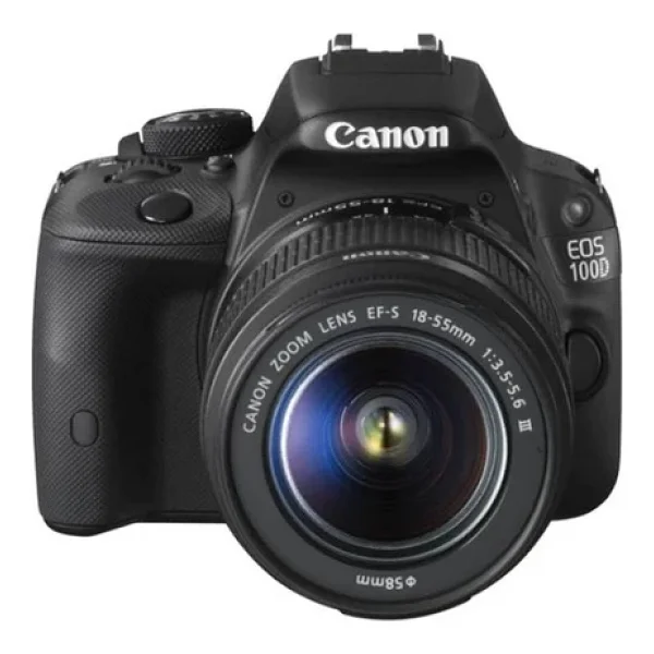 Canon EOS 100D + 18-55mm Lens DSLR Fotoğraf Makinesi - Görsel 3