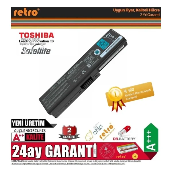 Toshiba Satellite L755-S9512wh Notebook Bataryası, Pili - Görsel 2