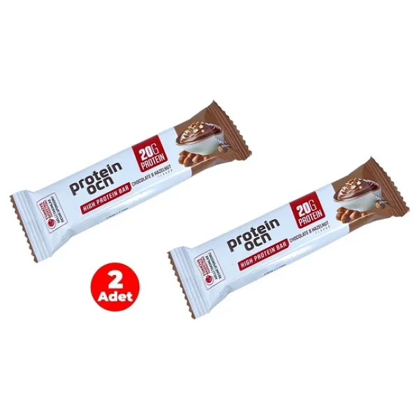 Proteinocean Çikolata Ve Fındık Aromalı Yüksek Protein Bar 50 G (2 Adet) - Görsel 2