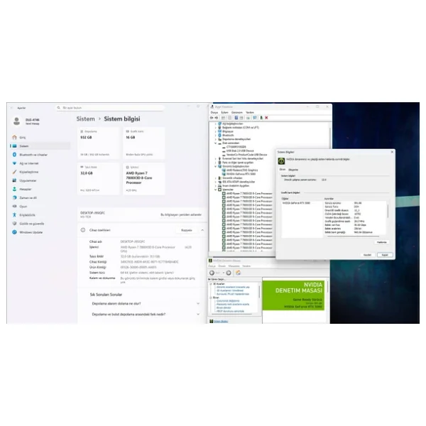 Dolgun Teknoloji 4746 R7-7800X3d 32Gb 1Tb Rtx5080 16Gb W11 Pro Oem Bilgisayar - Görsel 5