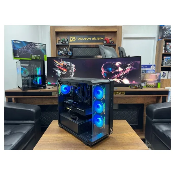 Dolgun Teknoloji 4746 R7-7800X3d 32Gb 1Tb Rtx5080 16Gb W11 Pro Oem Bilgisayar - Görsel 2