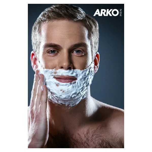 3 Adet X Arko 60. Yıl Özel Efsane Berber Sabunu Kokulu Tıraş Köpüğü 200 Ml 8693188026317 - Görsel 4
