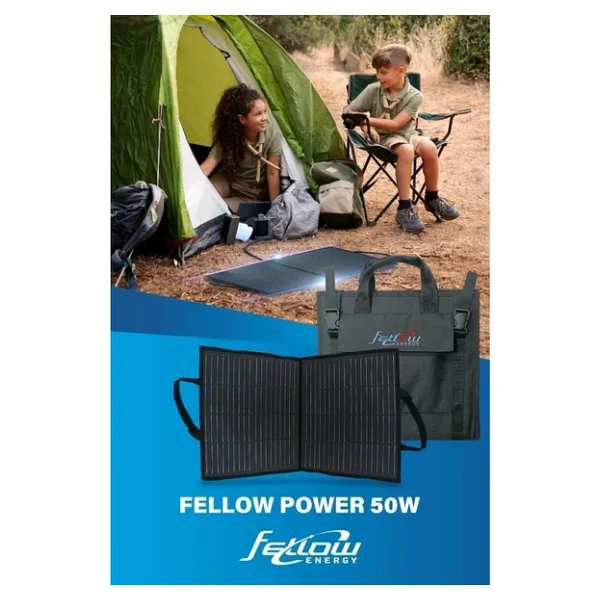 Fellow 50 W Katlanabilir Çanta Tipi Güneş Paneli - Görsel 4