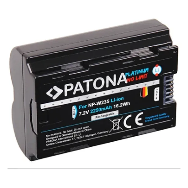 Patona Platinum Fuji NP-W235 Batarya Pil - Görsel 3