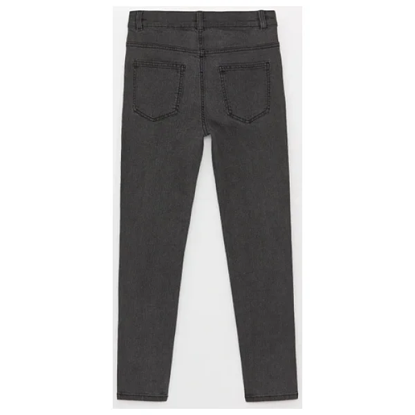 Lcw Kids Antrasit Beli Ayarlanabilir Lastikli Erkek Çocuk Jean Pantolon - Görsel 2
