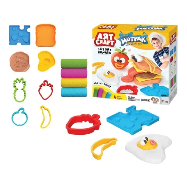 Art Craft Mutfak Hamuru Seti 200 gr 03557 - Görsel 7