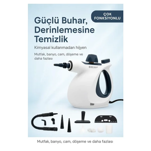 Bright Elegance BE-3410 Buharlı Temizleyici - Görsel 5