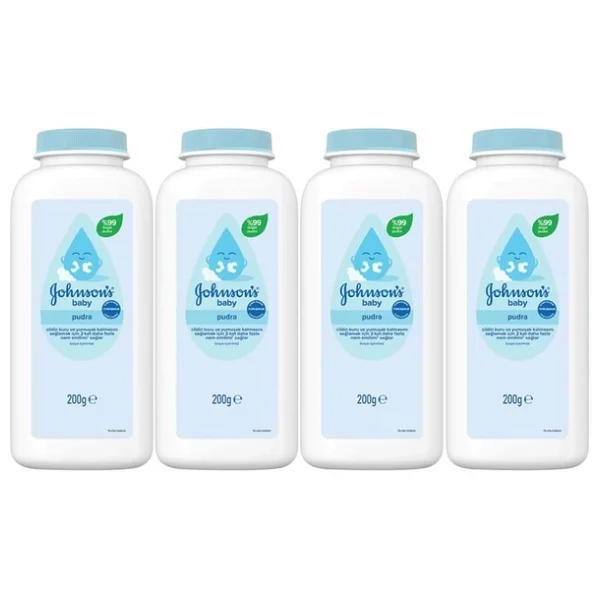 Johnson's Baby Bebek Pudrası 200 gr 4 Adet - Görsel 2