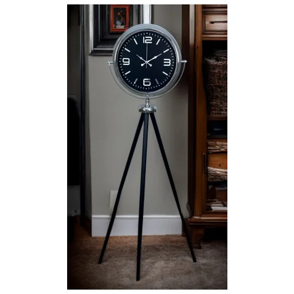 Krom Asil Tripod Ayaklı Saat - Görsel 2