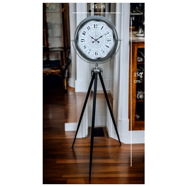 Elegance Desenli Tripod Ayaklı Saat - Görsel 6
