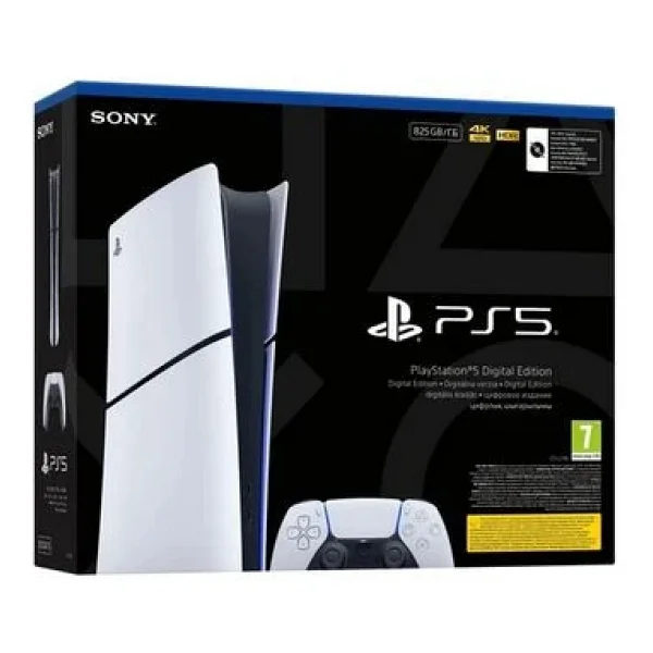 PS5 Slim Digital 825 GB SSD Oyun Konsolu + DualSense Kol - Görsel 3
