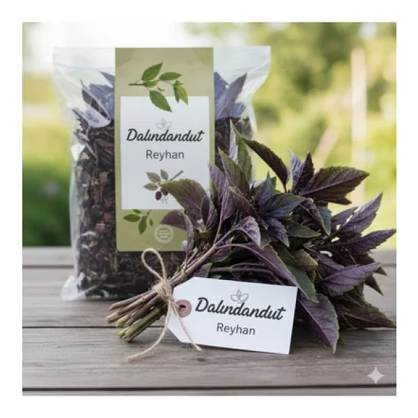 Dalındandut Yeni Mahsül Kurutulmuş Doğal Reyhan 250 gr - 250gr - Görsel 2
