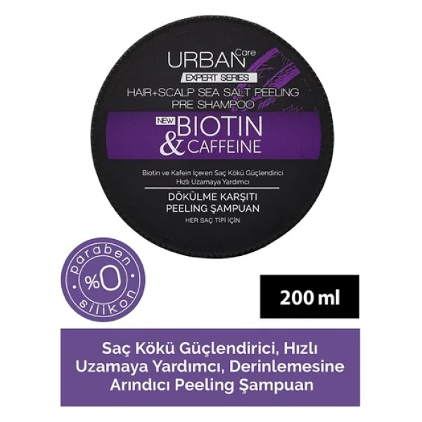 Urban Care Biotin & Caffeine 200 ml Peeling Şampuan - Görsel 6