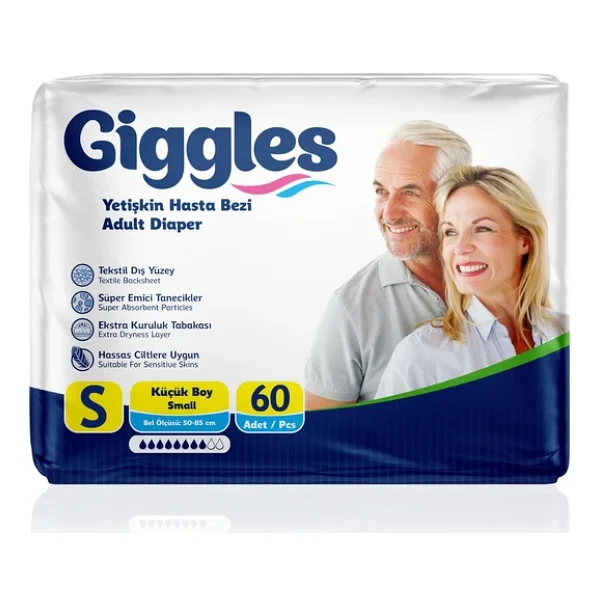 Giggles Belbantlı Küçük Boy S 30'lu 2 Adet Hasta Bezi - Görsel 6