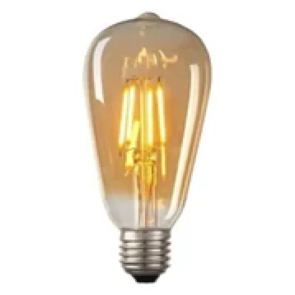 Cata CT-4284 Amber 6 W E27 10'lu Rustik LED Ampul - Görsel 4