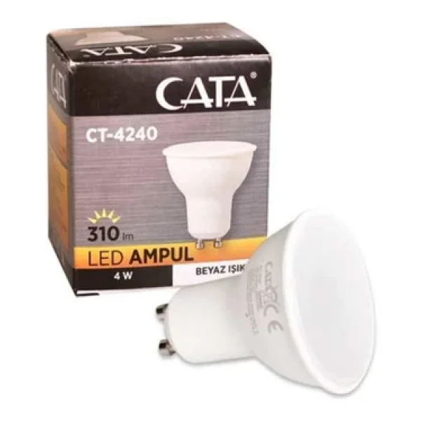 Cata CT-4240 Beyaz Işık 5 W GU10 Spot LED Ampul - Görsel 3