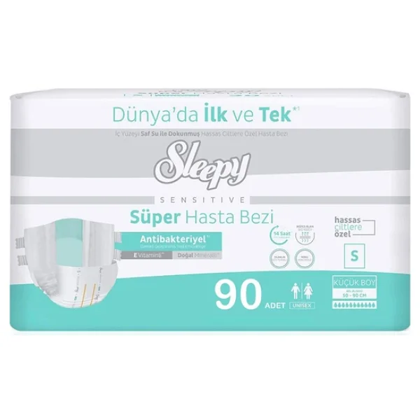 Sleepy Belbantlı Küçük Boy S 30'lu 3 Adet Hasta Bezi - Görsel 5