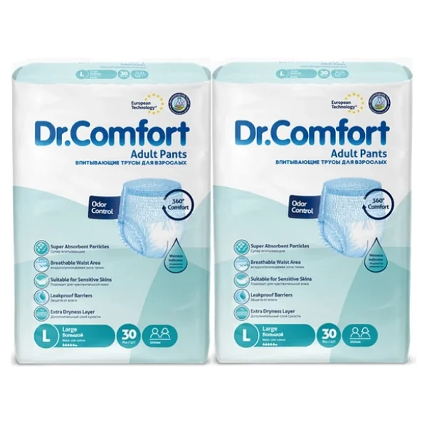 Dr.Comfort Emici Külot Büyük Boy L 30'lu 2 Adet Hasta Bezi - Görsel 5