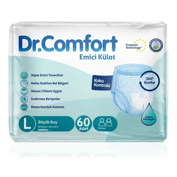 Dr.Comfort Emici Külot Büyük Boy L 30'lu 2 Adet Hasta Bezi - Görsel 4