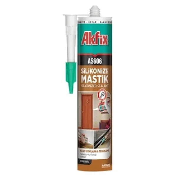 Akfix AS606 500 gr Silikonize Mastik - Görsel 7