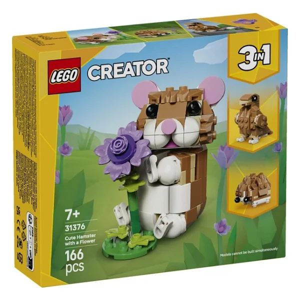 Lego 31376 Creator Sevimli Hamster ile Çiçek - Görsel 6