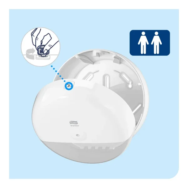 TORK Smartone Mini Tuvalet Kağıdı Dispenseri Beyaz - Görsel 6