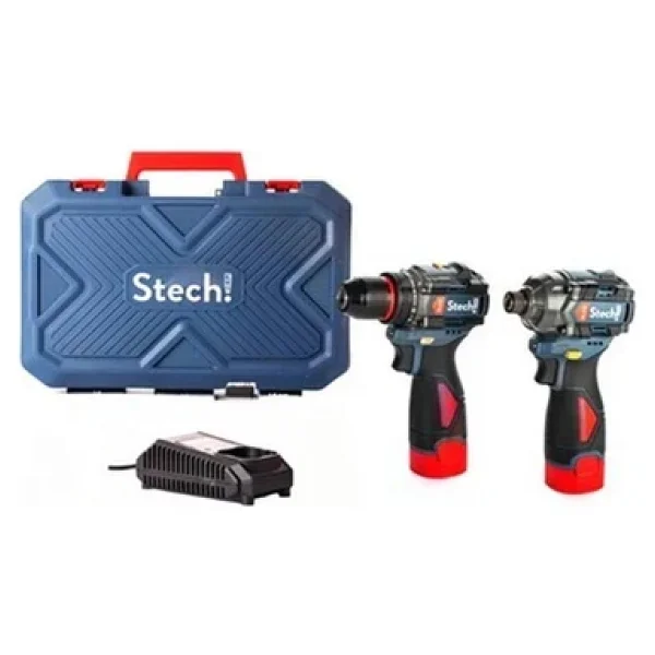Stechend SXS201 Mini Set Darbeli Vidalama 16 V 2 Akü 2 Yıl Güvence ile Profesyonel Kullanım - Görsel 6