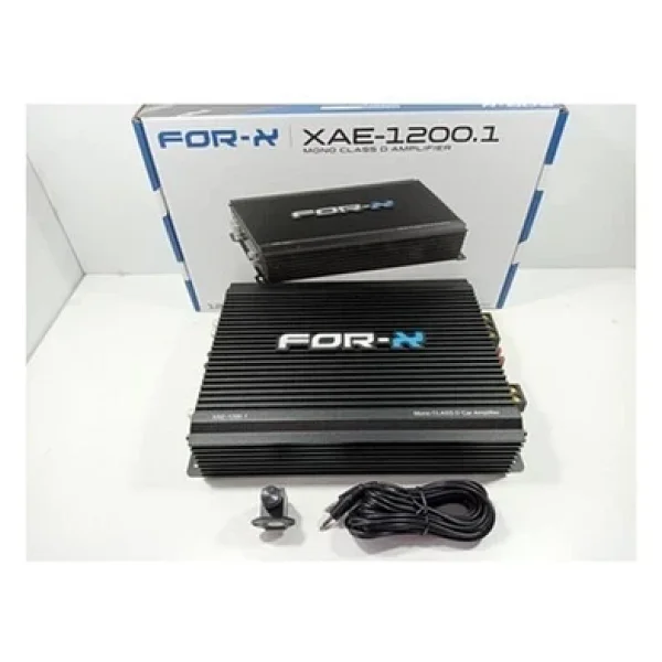 For-x Mono Amfi 1200RMS - For-X XAE-1200.1D Bass Anfisi - Bass Kontrollü Mono Anfi - Görsel 2