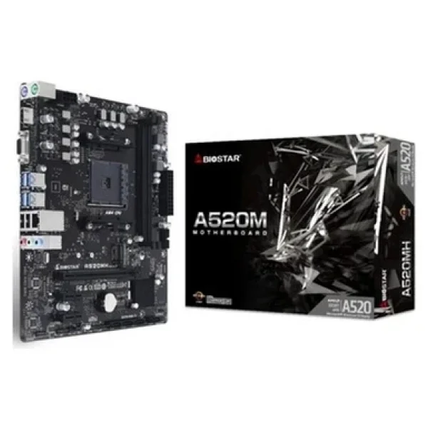 Biostar A520MH AMD AM4 DDR4 ATX Anakart - Görsel 6